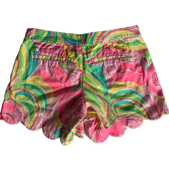Lily Pulitzer Women’s The Buttercup Short Size 00 100%  Cotton Floral - Picture 2 of 14